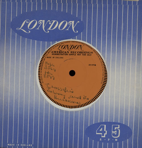 Johnny & The Hurricanes Crossfire 7" vinyl single (7 inch record / 45) UK J&H07CR569599