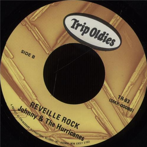 Johnny & The Hurricanes Red River Rock 7" vinyl single (7 inch record / 45) US J&H07RE674174