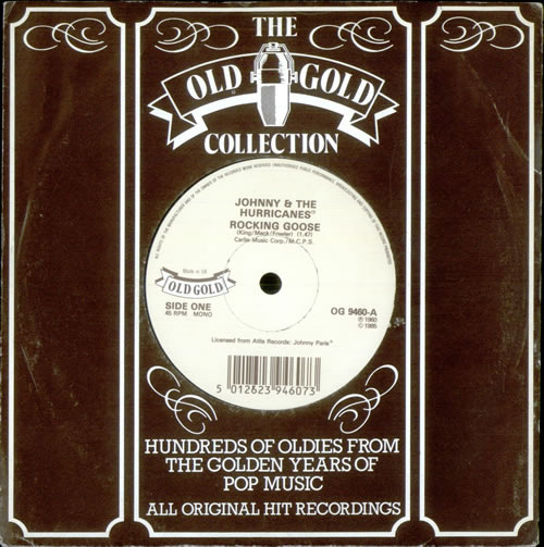 Johnny & The Hurricanes Rocking Goose 7" vinyl single (7 inch record / 45) UK J&H07RO521146