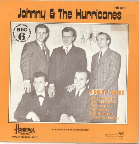 Johnny & The Hurricanes The Big Six 7" vinyl single (7 inch record / 45) UK J&H07TH694252