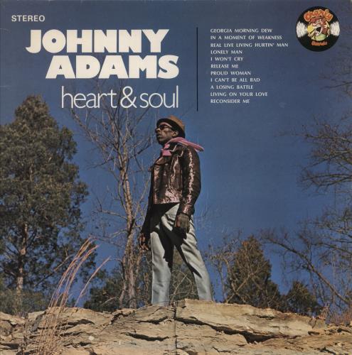 Johnny Adams Heart & Soul vinyl LP album (LP record) UK 7JALPHE869108