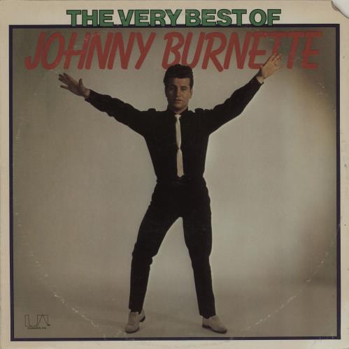 Johnny Burnette The Very Best Of Johnny Burnette vinyl LP album (LP record) US 8JBLPTH758712