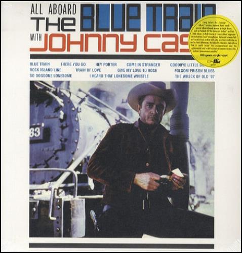 Johnny Cash All Aboard The Blue Train vinyl LP album (LP record) Italian JCSLPAL431665