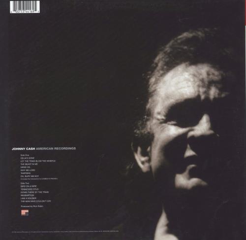 Johnny Cash American Recordings - 180gm Vinyl vinyl LP album (LP record) UK JCSLPAM827777
