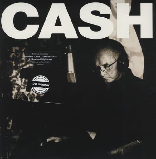Johnny Cash American V: A Hundred Highways vinyl LP album (LP record) UK JCSLPAM366824
