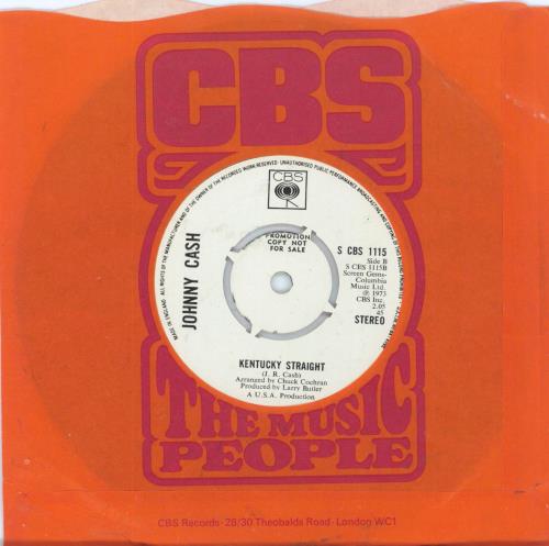 Johnny Cash Any Old Wind That Blows 7" vinyl single (7 inch record / 45) UK JCS07AN813697
