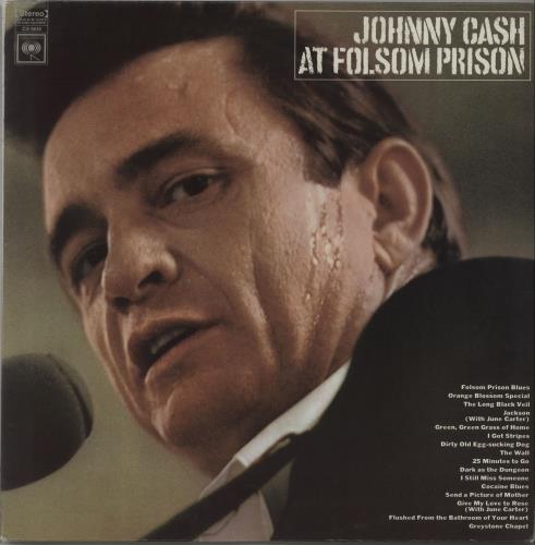 Johnny Cash At Folsom Prison - 1st vinyl LP album (LP record) US JCSLPAT668068