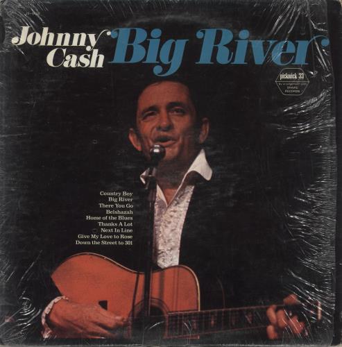 Johnny Cash Big River vinyl LP album (LP record) US JCSLPBI737910
