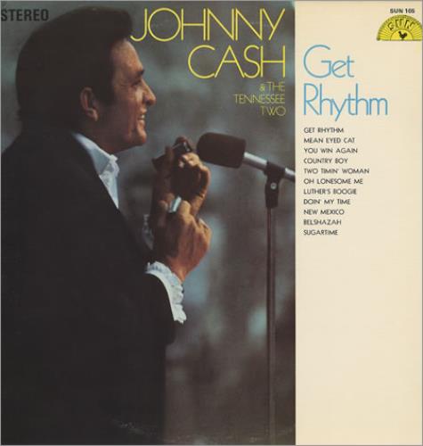 Johnny Cash Get Rhythm vinyl LP album (LP record) US JCSLPGE375622