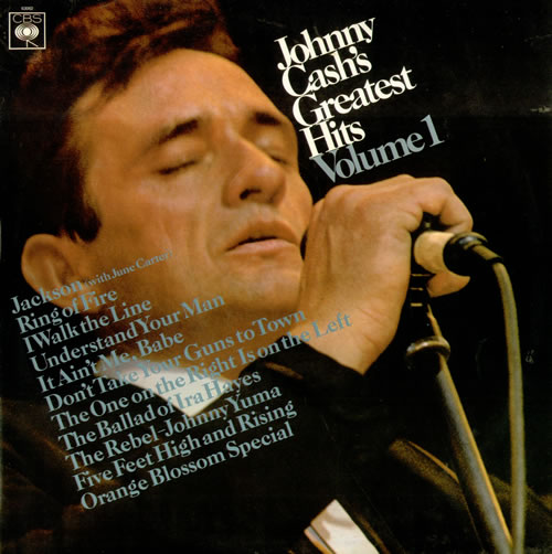Johnny Cash Greatest Hits Volume 1 - 1st vinyl LP album (LP record) UK JCSLPGR272233