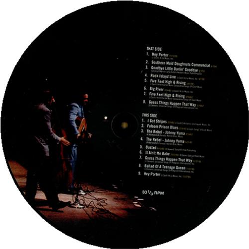 Johnny Cash Hayride Anthology picture disc LP (vinyl picture disc album) US JCSPDHA420660