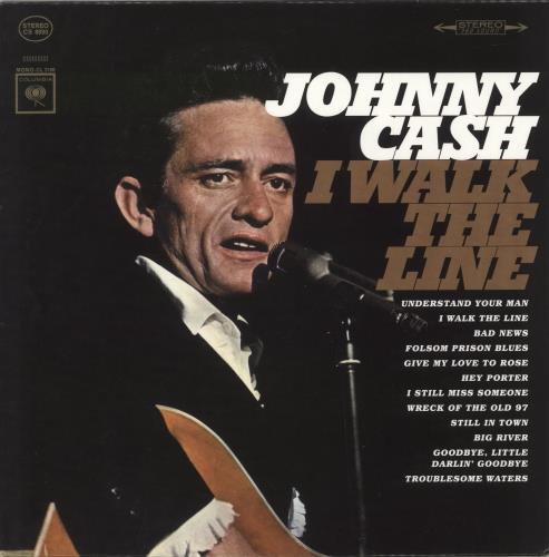 Johnny Cash I Walk The Line vinyl LP album (LP record) UK JCSLPIW889751
