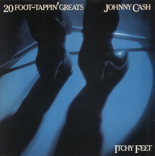 Johnny Cash Itchy Feet - 20 Foot-Tappin' Greats vinyl LP album (LP record) UK JCSLPIT741697