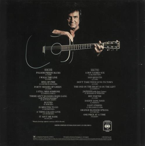 Johnny Cash Itchy Feet - 20 Foot-Tappin' Greats vinyl LP album (LP record) UK JCSLPIT741697