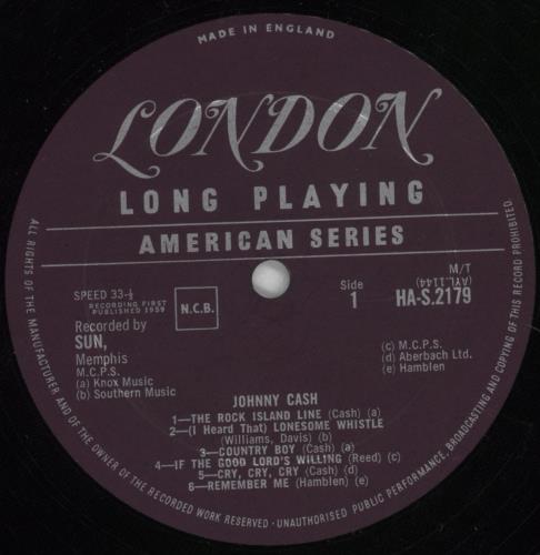 Johnny Cash Johnny Cash - EX vinyl LP album (LP record) UK JCSLPJO851619