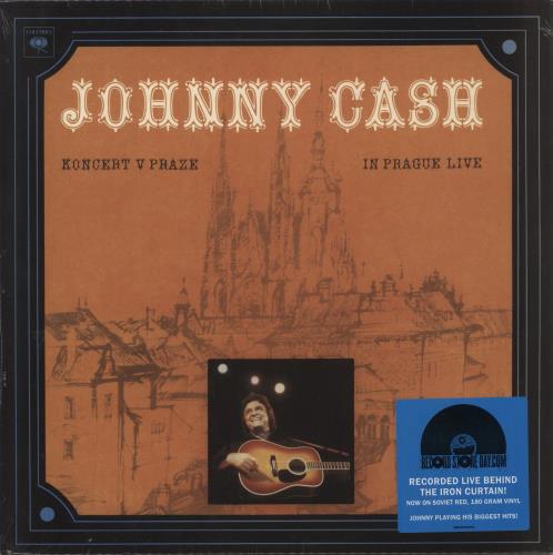Johnny Cash Koncert V Praze - RSD 2015 - Red Vinyl - Sealed vinyl LP album (LP record) UK JCSLPKO867719