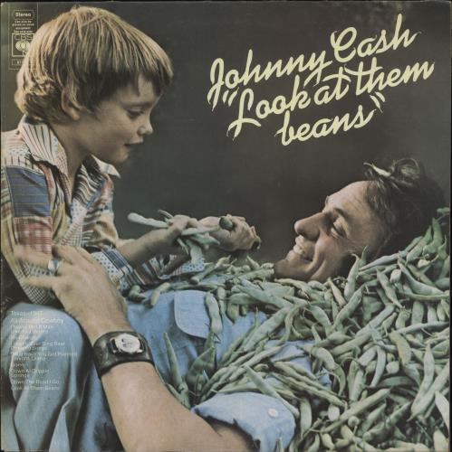 Johnny Cash Look At Them Beans vinyl LP album (LP record) UK JCSLPLO395496
