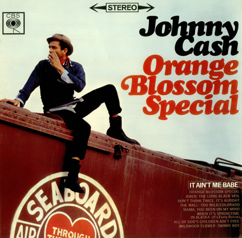 Johnny Cash Orange Blossom Special - 1st vinyl LP album (LP record) UK JCSLPOR457225