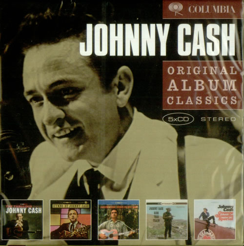 Johnny Cash Original Album Classics 5-CD album set UK JCS5COR451442