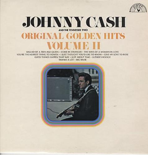 Johnny Cash Original Golden Hits Volume II vinyl LP album (LP record) UK JCSLPOR303268