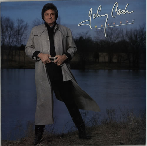 Johnny Cash Rainbow - Promo Stamped vinyl LP album (LP record) UK JCSLPRA640469