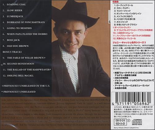 Johnny Cash Ride This Train CD album (CDLP) Japanese JCSCDRI351304