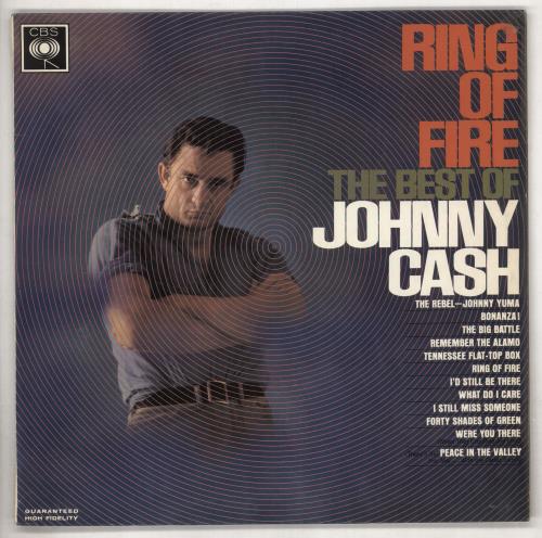 Johnny Cash Ring Of Fire vinyl LP album (LP record) UK JCSLPRI737380