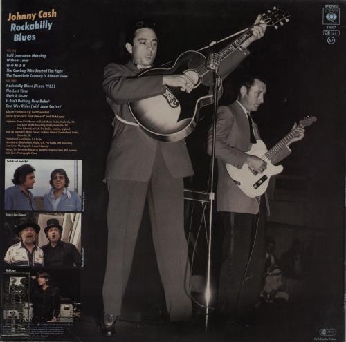 Johnny Cash Rockabilly Blues - Promo Stamped vinyl LP album (LP record) UK JCSLPRO759452