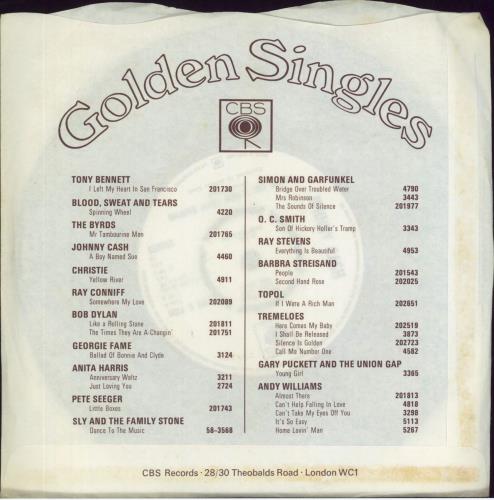 Johnny Cash Singing In Vietnam Talking Blues 7" vinyl single (7 inch record / 45) UK JCS07SI813700