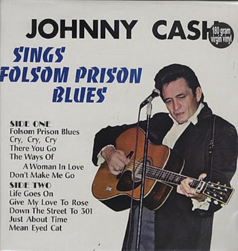 Johnny Cash Sings Folsom Prison Blues vinyl LP album (LP record) UK JCSLPSI323455