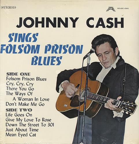 Johnny Cash Sings Folsom Prison Blues vinyl LP album (LP record) US JCSLPSI333856