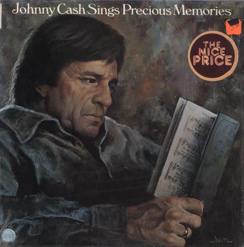 Johnny Cash Sings Precious Memories vinyl LP album (LP record) US JCSLPSI822457