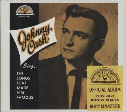 Johnny Cash Sings The Songs That Made Him Famous CD album (CDLP) UK JCSCDSI763802
