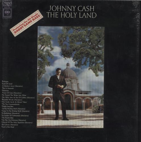 Johnny Cash The Holy Land vinyl LP album (LP record) US JCSLPTH623921