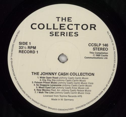 Johnny Cash The Johnny Cash Collection 2-LP vinyl record set (Double LP Album) UK JCS2LTH511756