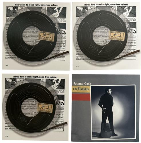 Johnny Cash The Outtakes 3-CD album set (Triple CD) German JCS3CTH867813