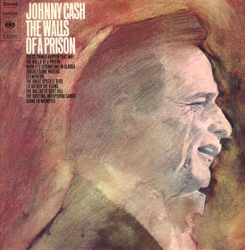 Johnny Cash The Walls Of A Prison vinyl LP album (LP record) Dutch JCSLPTH340739
