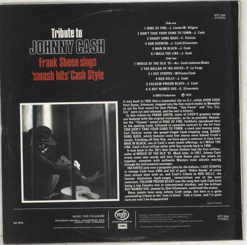 Johnny Cash Tribute To Johnny Cash vinyl LP album (LP record) UK JCSLPTR710582
