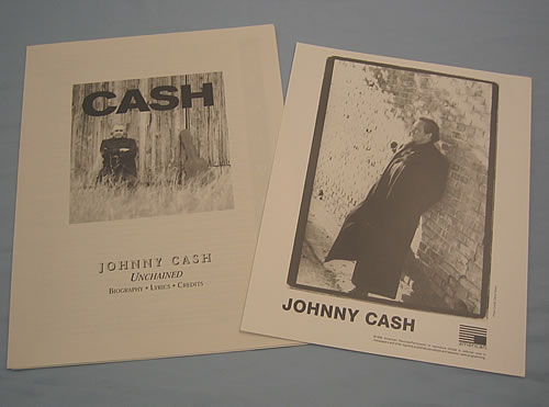 Johnny Cash Unchained media press pack US JCSPPUN350643
