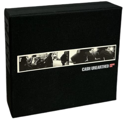 Johnny Cash Unearthed 5-CD album set UK JCS5CUN605507