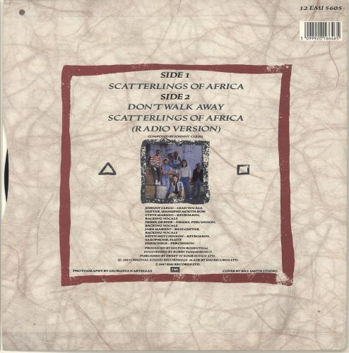 Johnny Clegg Scatterlings Of Africa 12" vinyl single (12 inch record / Maxi-single) UK JEG12SC284296
