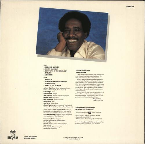 Johnny Copeland Texas Twister vinyl LP album (LP record) UK JC-LPTE497689