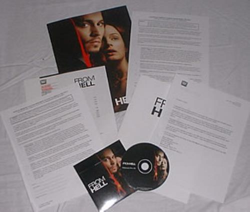 Johnny Depp From Hell media press kit US JNDKIFR205069