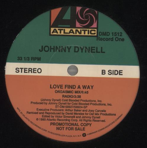 Johnny Dynell Love Find A Way - 2 x 12" 12" vinyl single (12 inch record / Maxi-single) US 83J12LO860785