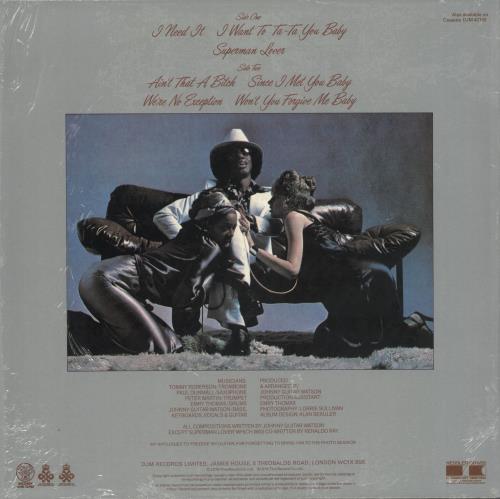 Johnny Guitar Watson Ain't That A Bitch vinyl LP album (LP record) UK JGWLPAI727804