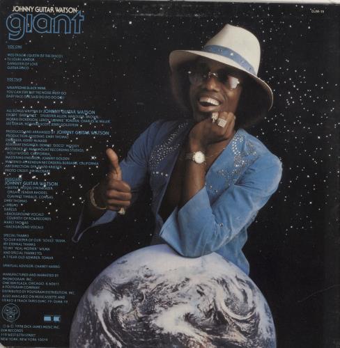 Johnny Guitar Watson Giant vinyl LP album (LP record) US JGWLPGI709004