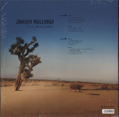 Johnny Hallyday �a Ne Finira Jamais - Blue vinyl 2-LP vinyl record set (Double LP Album) French JHD2LAN730478