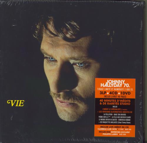 Johnny Hallyday 70: Vie - Sealed Deluxe Edition box set French JHDBXVI792712