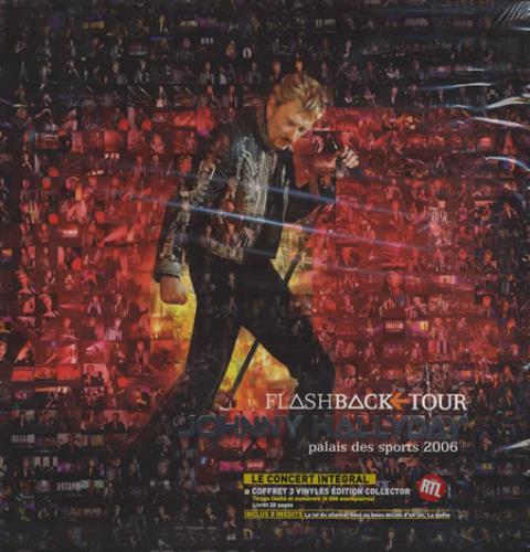 Johnny Hallyday Flashback Tour 3-LP vinyl record set (Triple LP Album) French JHD3LFL372363