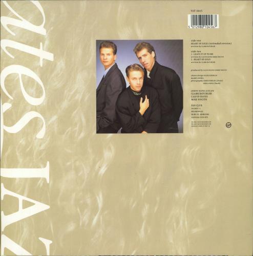 Johnny Hates Jazz Heart Of Gold + Poster 12" vinyl single (12 inch record / Maxi-single) UK JHJ12HE116064